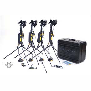 Dedolight Basic Four Light 150W 24V Kit