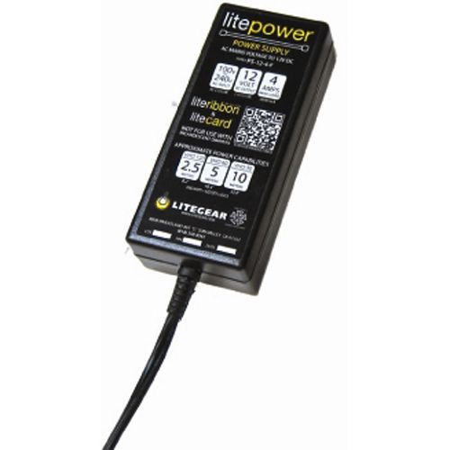 LiteGear Power Supply 12V DC, 4 Amp